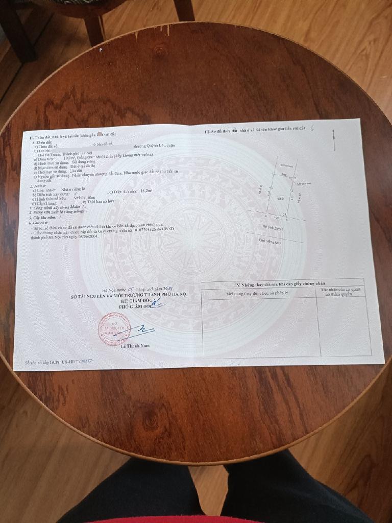 Bán nhà Hồng Mai - diện tích 60m2 5 tầng - Mặt phố ô tô tránh, vỉa hè kinh doanh - giá 21,3 tỷ