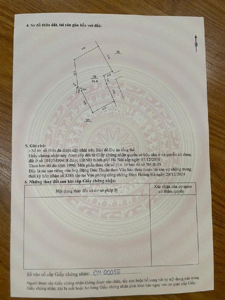 Bán nhà Hoàng Mai - diện tích 75m2 6 tầng - Thang máy xịn sò - giá 18,3 tỷ