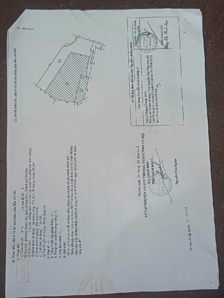 Bán nhà Nguyễn Khoái - diện tích 231m2 1 tầng - ngõ 553 - giá 17 tỷ