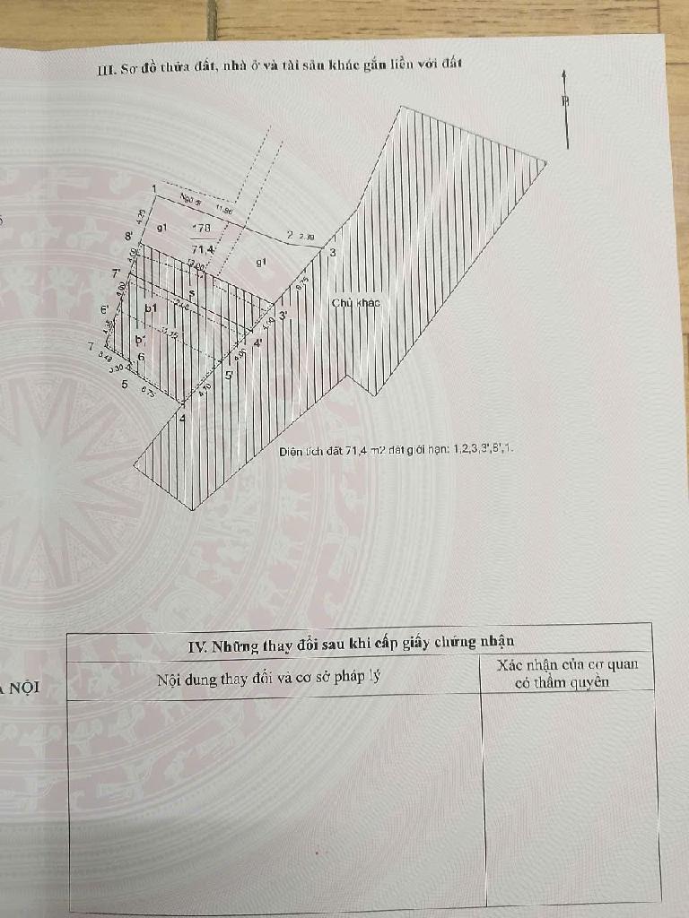Bán nhà Trương Định - diện tích 72m2 6 tầng - Thang máy - giá 13,6 tỷ