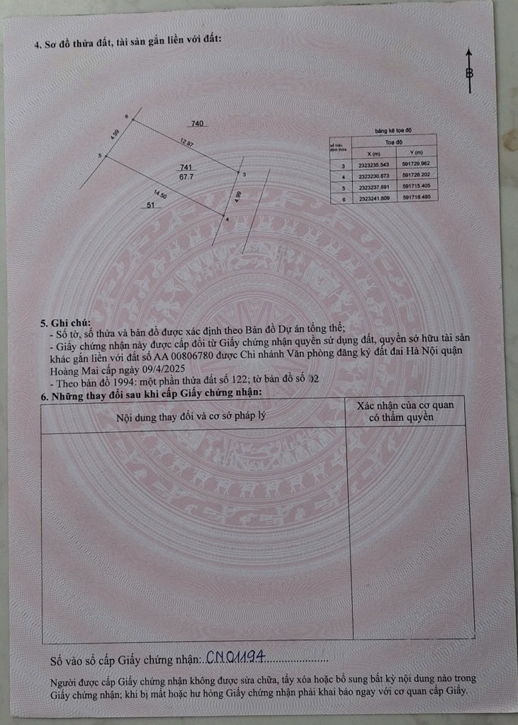 Bán nhà Nguyễn Khoái - diện tích 67,7m2 5 tầng - Nhà mới 5 tầng - giá 19,5 tỷ