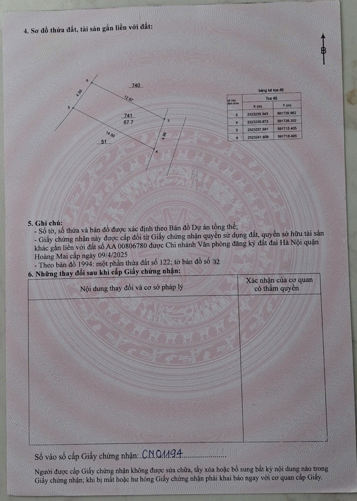 Bán nhà Nguyễn Khoái - diện tích 67,7m2 5 tầng - Nhà mới 5 tầng - giá 19,5 tỷ
