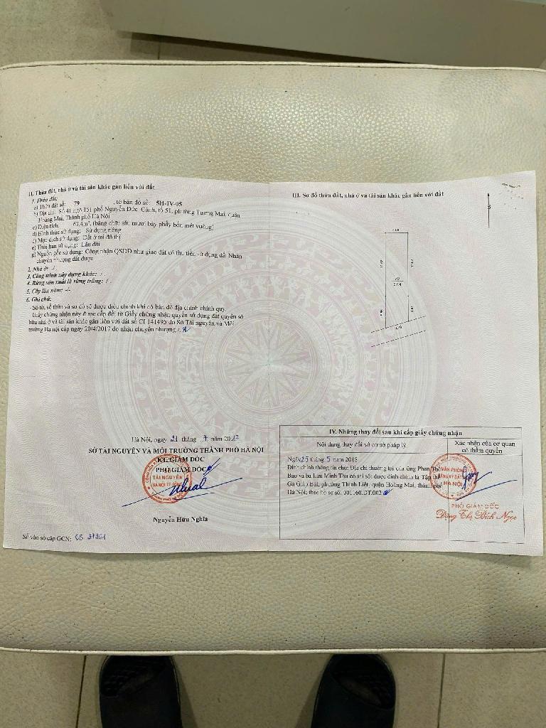 Bán nhà Nguyễn Đức Cảnh - diện tích 67,4m2 3 tầng - Mặt ngõ thông, kinh doanh - giá 11,8 tỷ