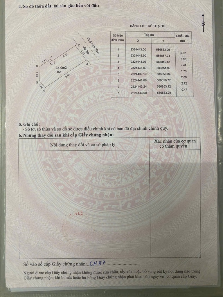 Bán nhà Kim Hoa - diện tích 34m2 2 tầng - Mặt phố ô tô tránh - giá 12 tỷ