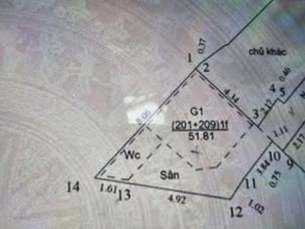 Bán nhà Bạch Mai - diện tích 38.4m2 4 tầng - Nhà hiếm Khu Bắc - Kinh - Xây - giá 7,2 tỷ