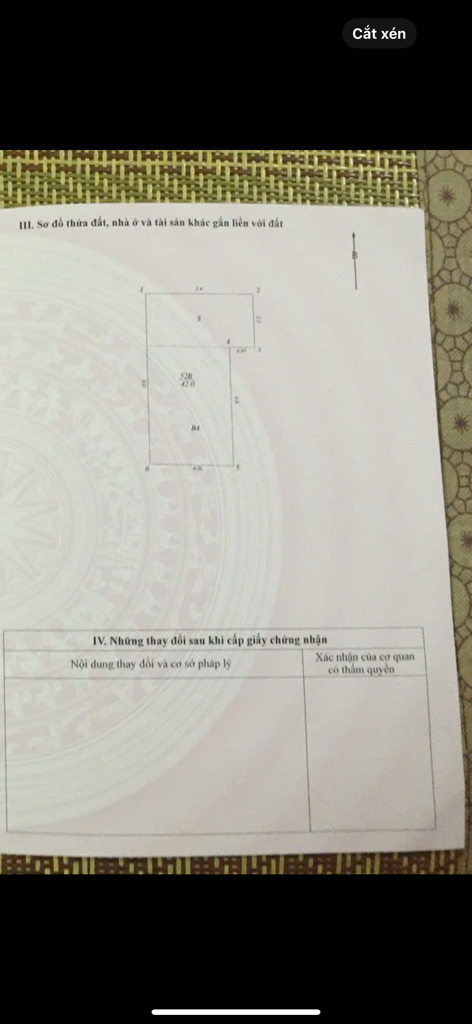 Bán nhà Khương Đình - diện tích 42m2 5 tầng - Mặt ngõ thông, cách phố chỉ 50m - giá 13,5 tỷ