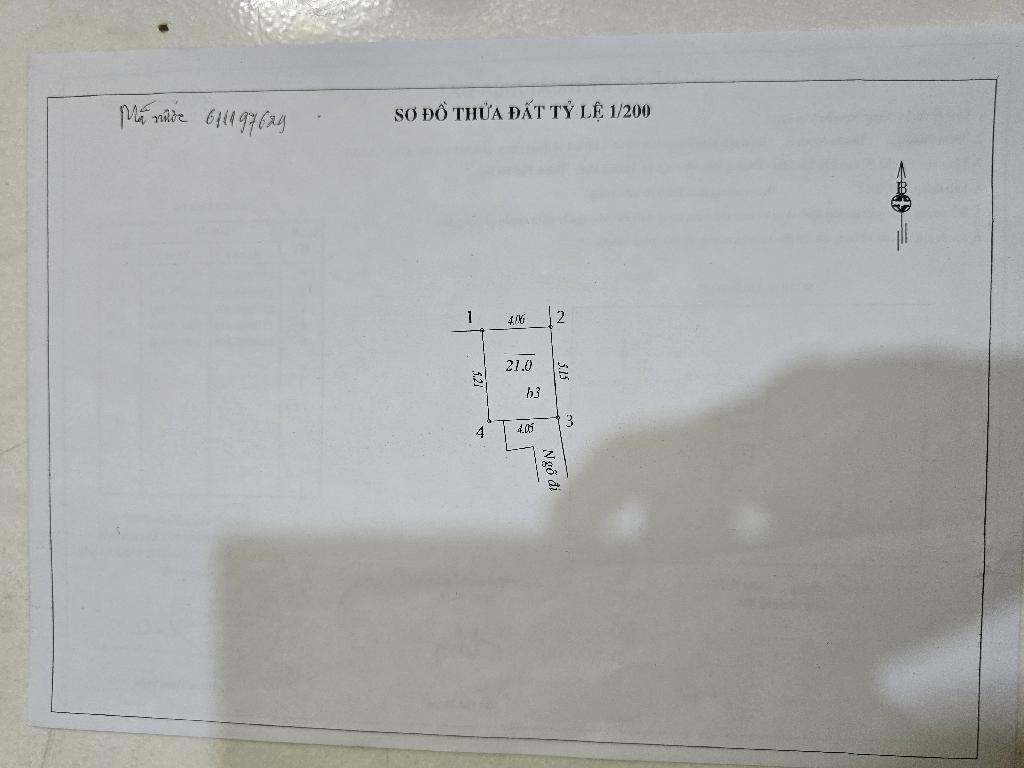 Bán nhà Tân Mai - diện tích 21m2 3 tầng - nhà chưa sổ - giá 3 tỷ