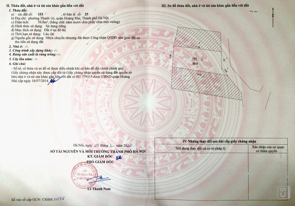 Bán nhà Thanh Lân - diện tích 60m2 5 tầng - Ô TÔ SÁT NHÀ - giá 11,5 tỷ