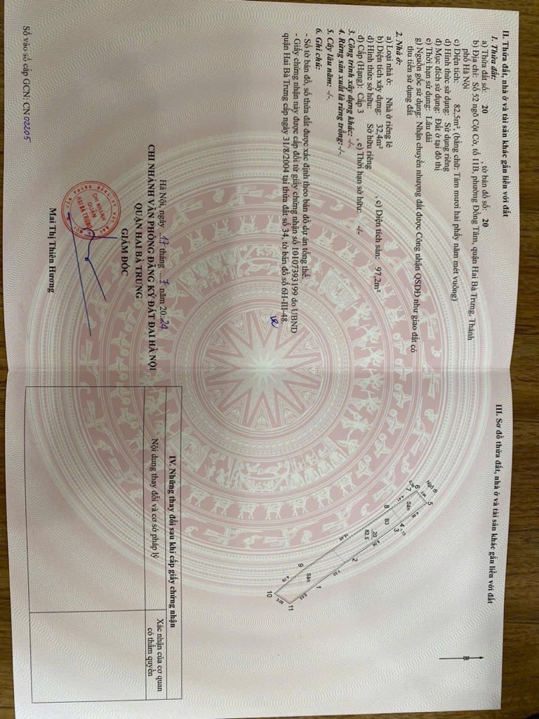 Bán nhà Giải Phóng - diện tích 82.5m2 6 tầng - mặt ngõ ô tô - giá 21 tỷ