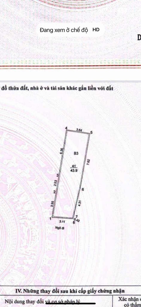 Bán nhà Lạc Trung - diện tích 44m2 6 tầng - Mặt ngõ to ô tô tránh - giá 16,2 tỷ