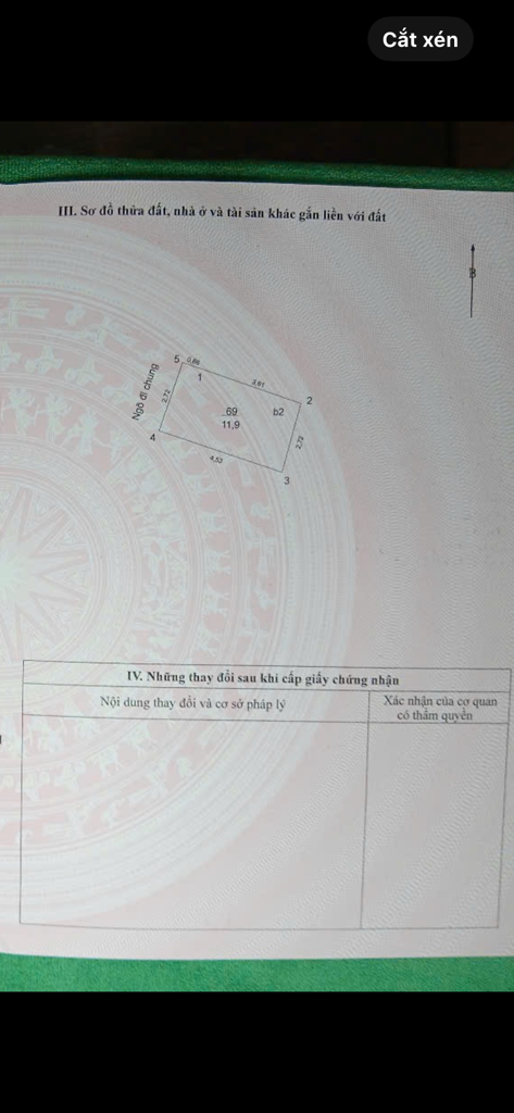 Bán nhà ngõ Kiến thiết - diện tích 12m2 4 tầng - Siêu hiếm tầm tiền kinh doanh gần phố - giá 5,5 tỷ