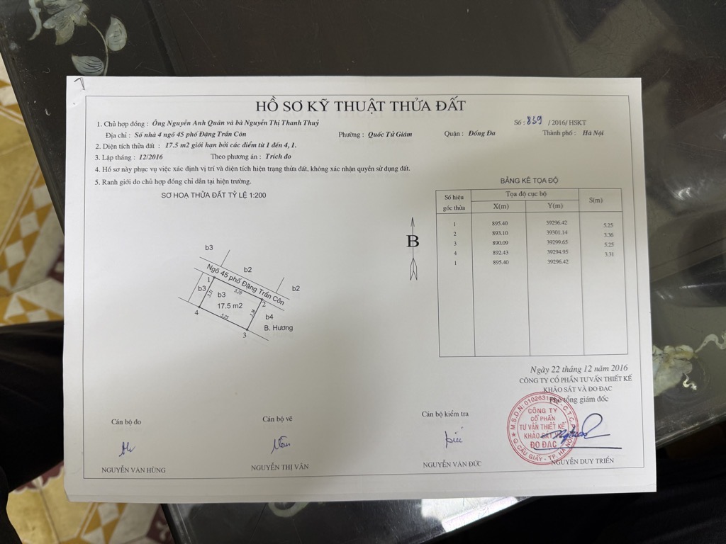 Bán nhà Đặng Trần Côn - diện tích 18m2 3 tầng - Nhà chưa sổ, tương lai sáng - giá 3,6 tỷ
