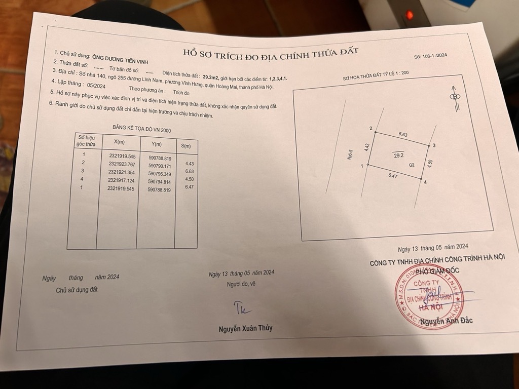 Bán nhà Lĩnh Nam - diện tích 30m2 2 tầng - Ô TÔ QUA NHÀ - giá 3,2 tỷ