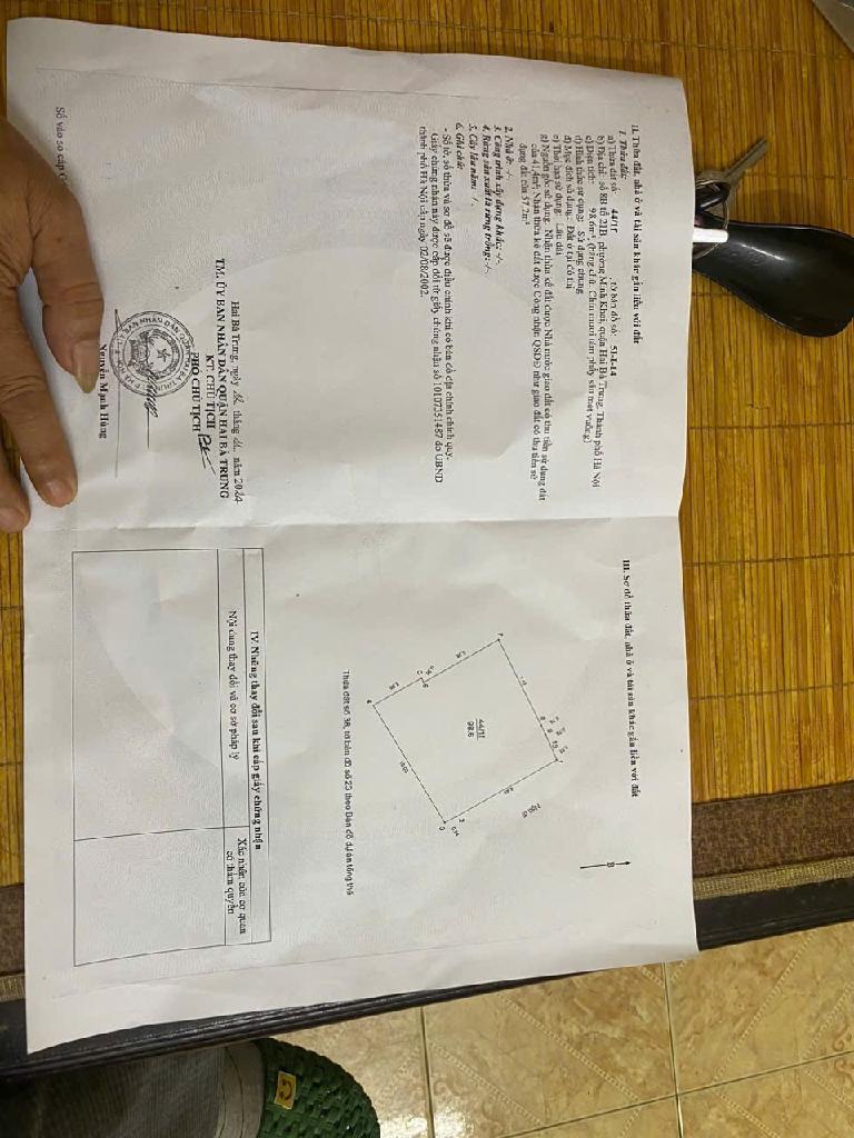 Bán nhà Hòa Bình - diện tích 99m2 2 tầng - Mảnh đất vàng trong làng đầu tư xây chung cư mini - giá 23 tỷ