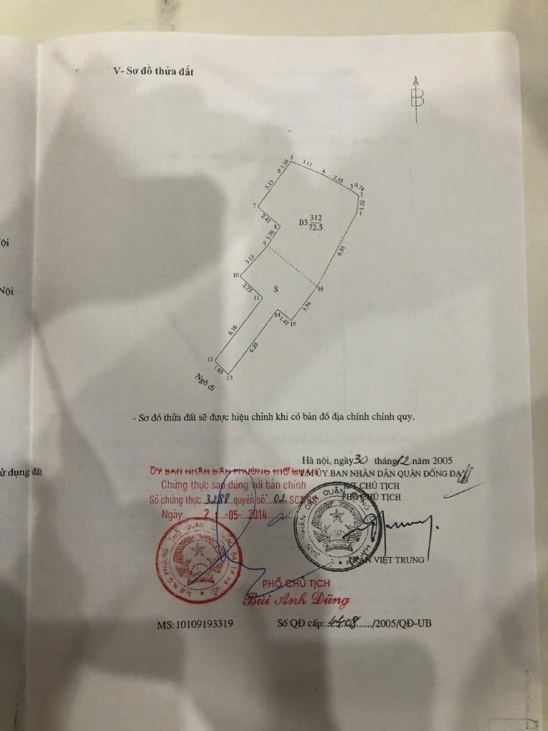 Bán nhà Đê La Thành - diện tích 73m2 6 tầng - Vừa ở vừa cho thuê - giá 16,8 tỷ
