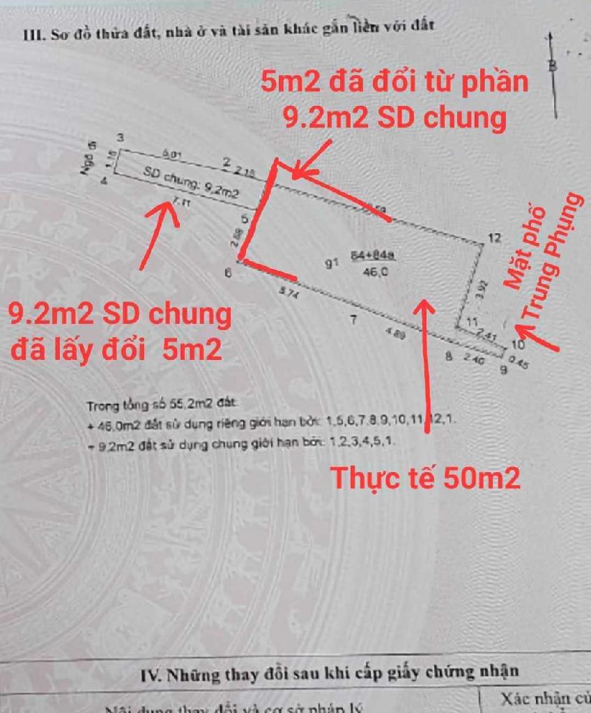Bán nhà Trung Phụng - diện tích 45m2 5 tầng - ô tô tránh - giá 21 tỷ