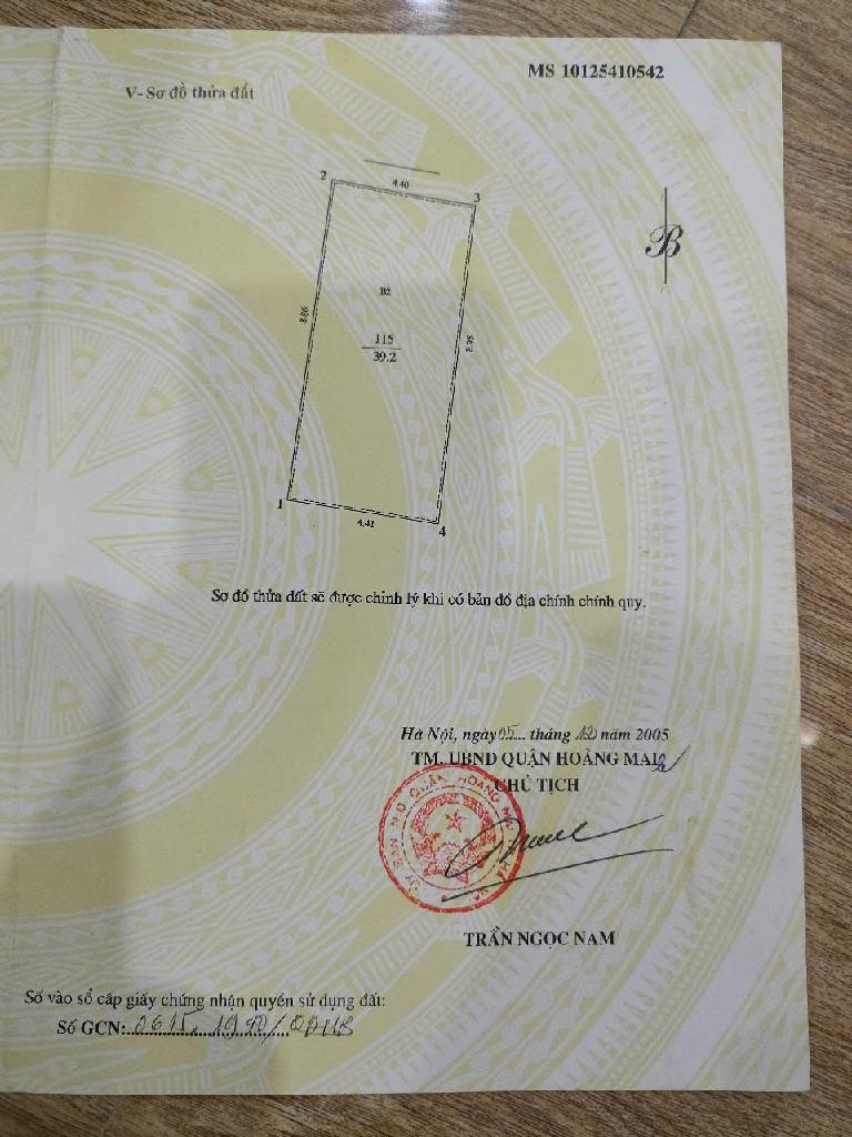 Bán nhà Nguyễn Đức Cảnh - diện tích 39.2m2 3 tầng - Kinh doanh sầm uất - giá 10,5 tỷ