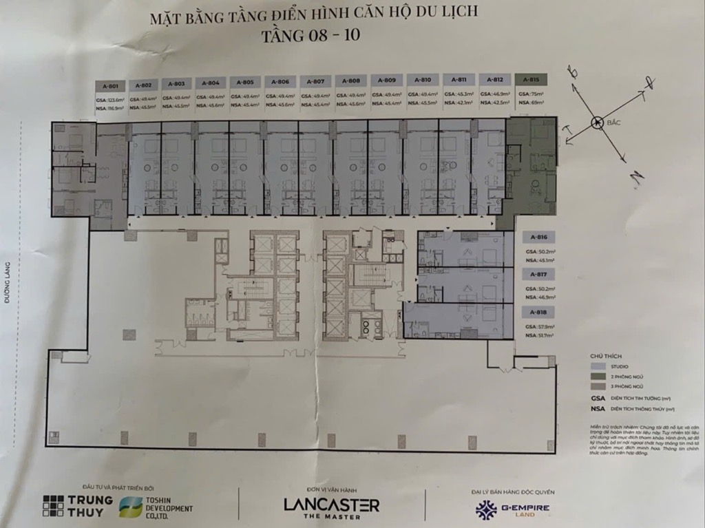Bán nhà Đường Láng - diện tích 69m2 1 tầng - Căn hộ cao cấp - giá 7,75 tỷ