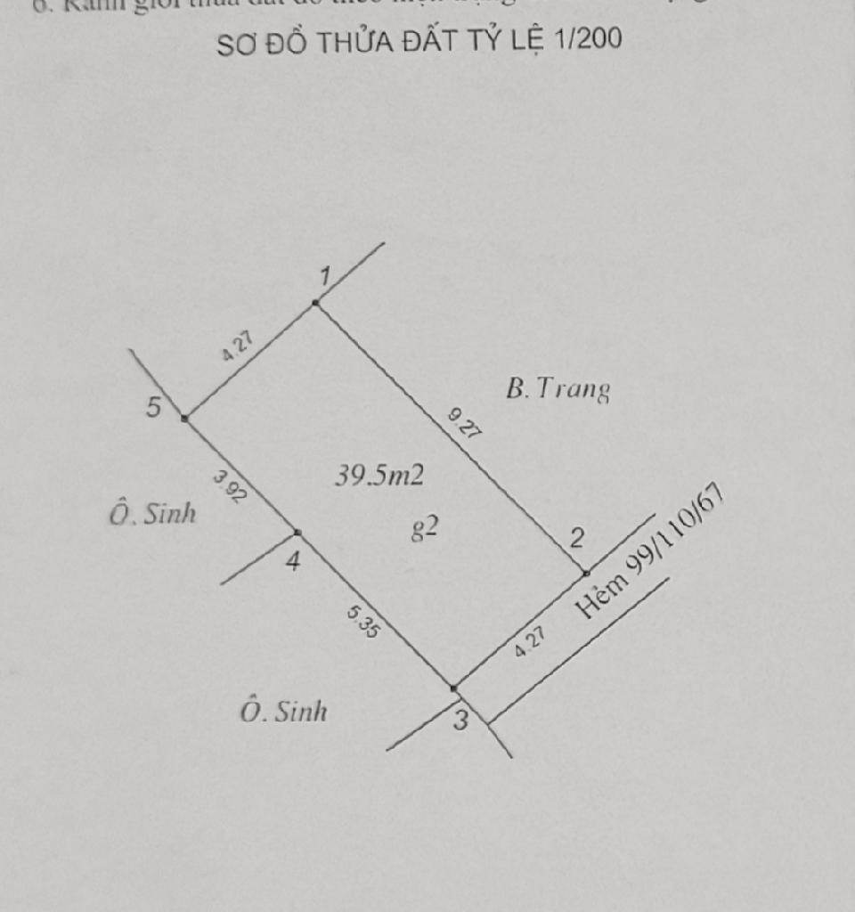 Bán nhà Định Công Hạ - diện tích 39.5m2 3 tầng - GẦN PHỐ, GẦN Ô TÔ - giá 4,1 tỷ