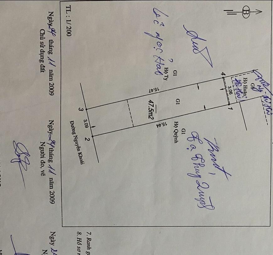 Bán nhà Nguyễn Khoái - diện tích 48m2 1 tầng - ô tô tránh - giá 3,6 tỷ