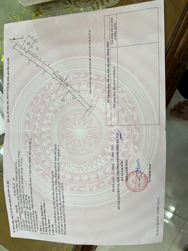 Bán nhà Thuý Lĩnh - diện tích 46m2 1 tầng - ô tô đỗ cửa - giá 6,9 tỷ