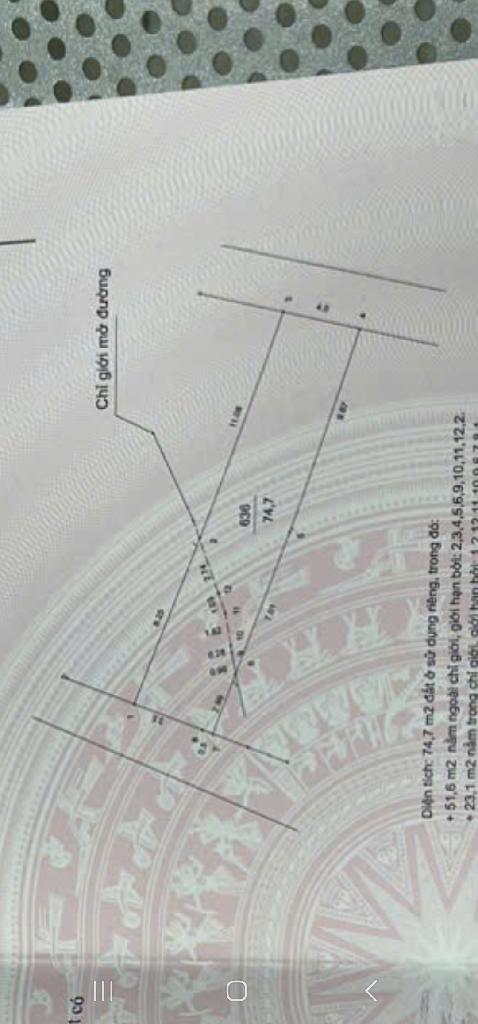 Bán nhà Bằng Liệt - diện tích 74.7m2 3 tầng - ô tô kinh doanh - giá 22,5 tỷ