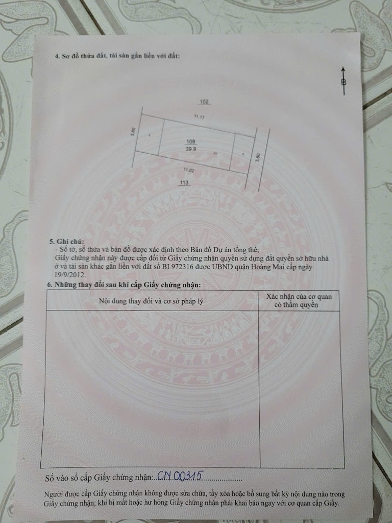 Bán nhà Lĩnh Nam - diện tích 40m2 1 tầng - ngõ ô tô vào nhà - giá 7,5 tỷ