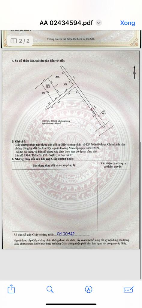 Bán nhà Thuý Lĩnh - diện tích 30m2 6 tầng - Ô tô đỗ cổng - giá 7,8 tỷ