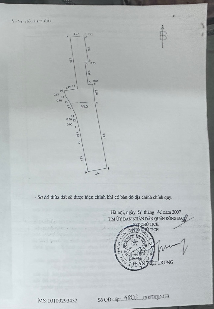 Bán nhà Phương Mai - diện tích 44.5m2 3 tầng - Mặt phố kinh doanh sầm uất - giá 16 tỷ