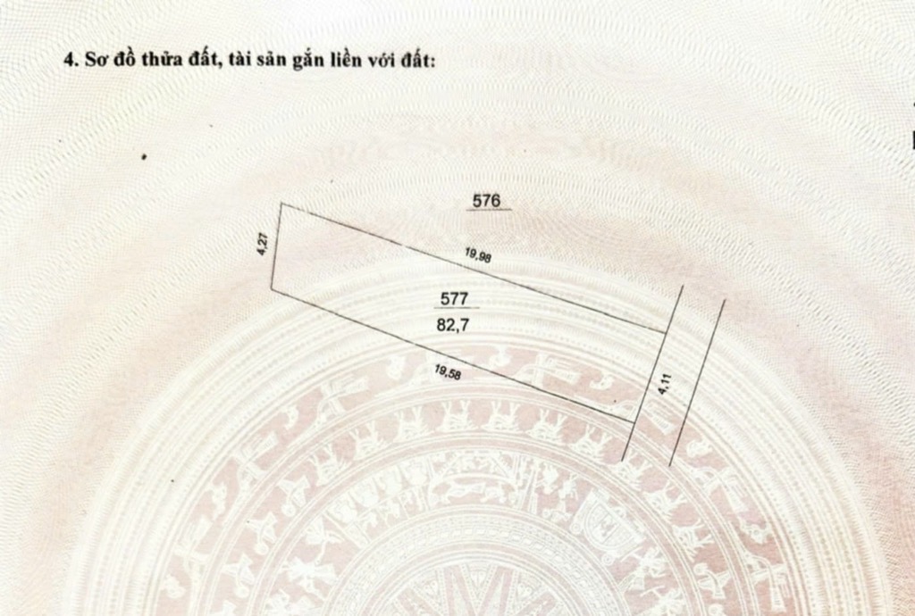 Bán nhà Tân Khai - diện tích 82.7m2 4 tầng - ô tô đỗ cổng - giá 14,5 tỷ