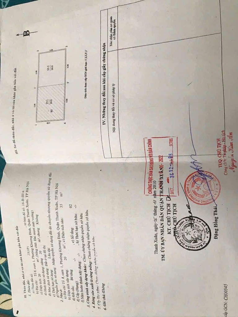 Bán nhà Khương Trung - diện tích 32m2 4 tầng - Ô tô đỗ cửa - giá 7,9 tỷ