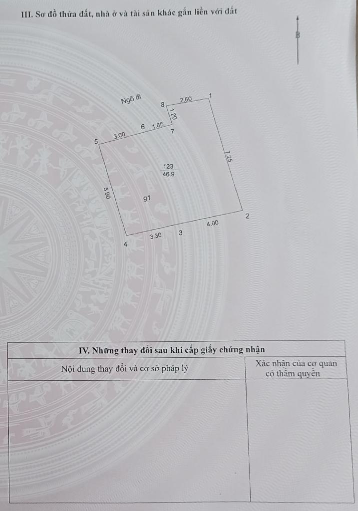 Bán nhà Triều Khúc - diện tích 47m2 3 tầng - Nhà 3 tầng khung bê tông, gần phố - giá 8,26 tỷ
