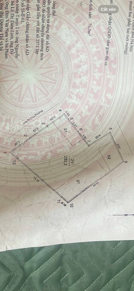 Bán nhà Hoàng Mai - diện tích 50m2 1 tầng - ô tô đỗ cửa - giá 2,65 tỷ