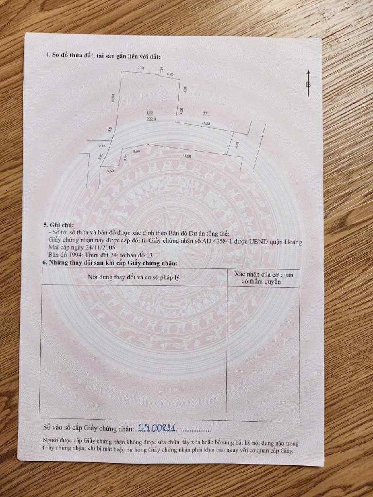 Bán nhà Giải Phóng - diện tích 56m2 5 tầng - Ô TÔ vào nhà - giá 14,5 tỷ