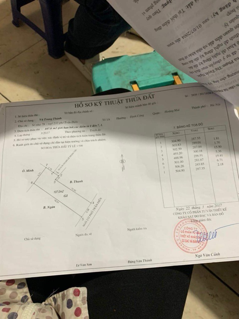 Bán nhà Trần Điền - diện tích 108m2 1 tầng - Ô TÔ TRÁNH - giá 5,8 tỷ