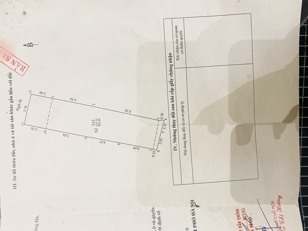 Bán nhà Kiến Thiết - diện tích 62m2 4 tầng - Lô góc, ngõ thông - giá 13,3 tỷ