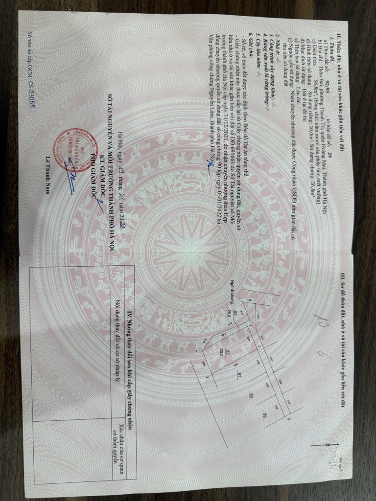 Bán nhà Nguyễn Khoái - diện tích 56.8m2 5 tầng - ô tô đỗ cửa - giá 5,8 tỷ