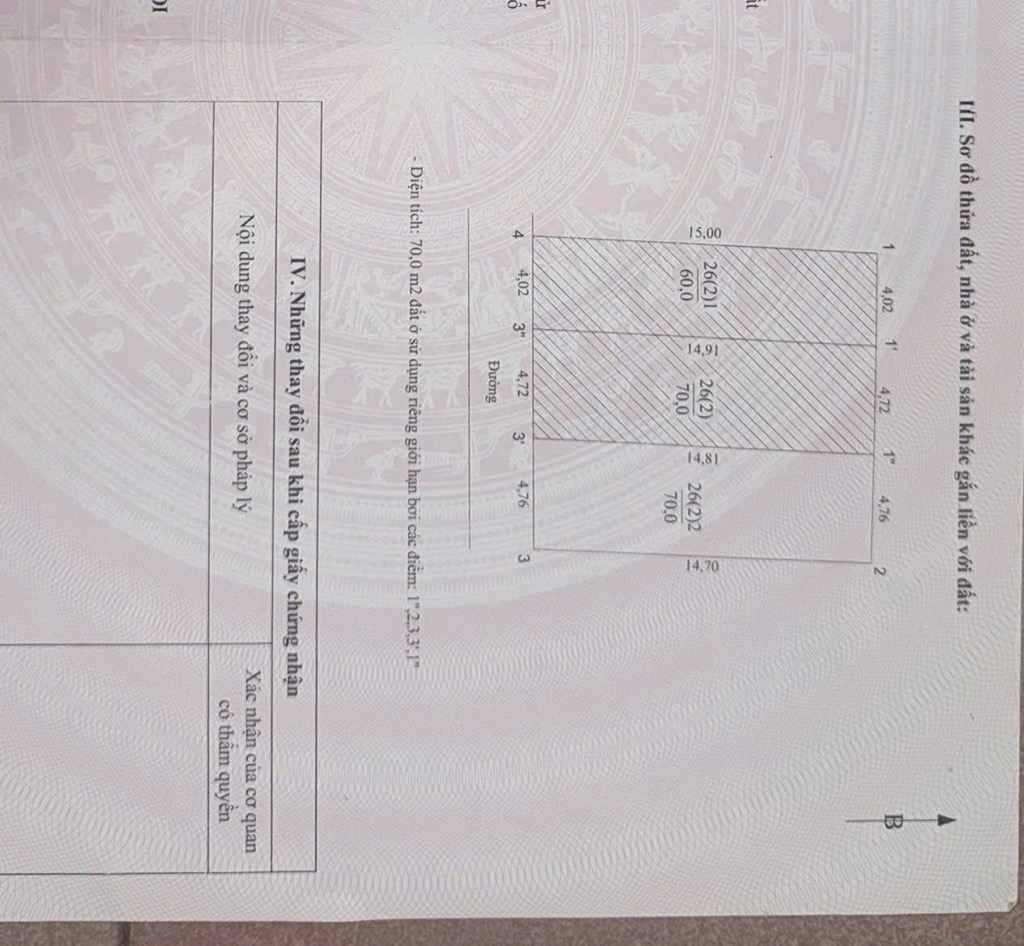 Bán nhà Thuý Lĩnh - diện tích 70m2 1 tầng - đất rộng, vị trí đẹp - giá 7,3 tỷ