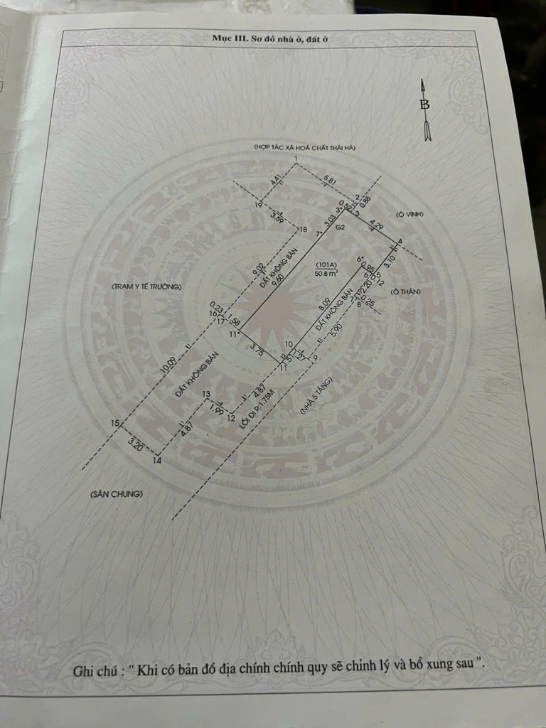 Bán nhà Trung Liệt - diện tích 51m2 1 tầng - Ô TÔ ĐỖ CỬA - giá 16,7 tỷ