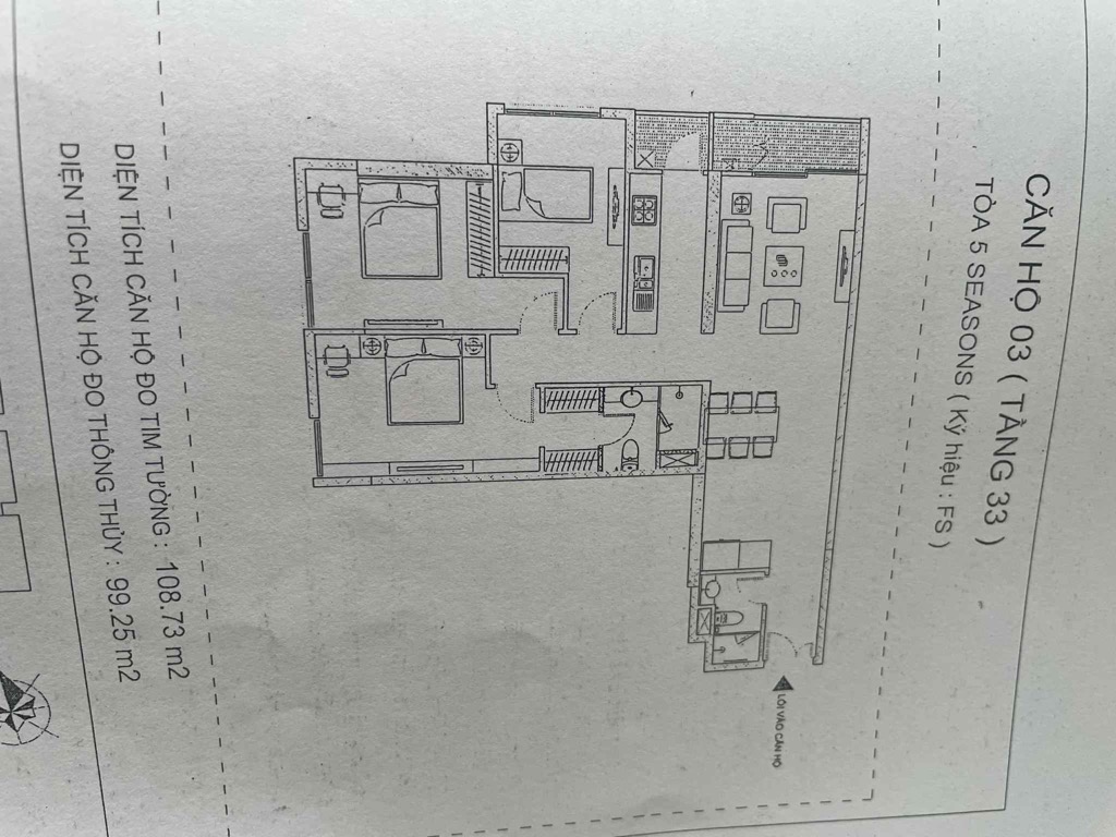 Bán nhà Nguyễn Tuân - diện tích 100m2 33 tầng - Căn hộ lô góc, thoáng đẹp - giá 8,2 tỷ