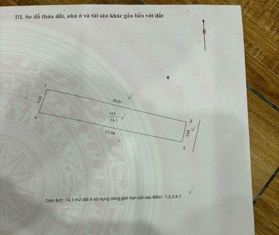 Bán nhà Lĩnh Nam - diện tích 74.1m2 3 tầng - Lô góc thoáng sáng - giá 16,8 tỷ