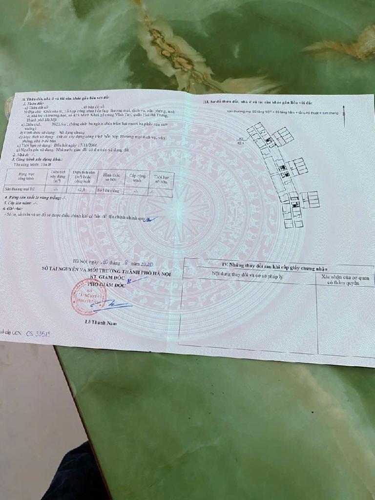 Bán nhà Minh Khai - diện tích 43m2 1 tầng - Shophouse chân đế - giá 4,4 tỷ