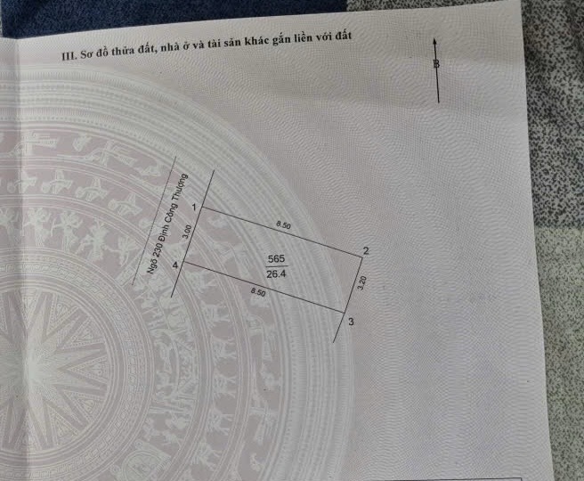 Bán nhà Định Công Thượng - diện tích 28,5m2 2 tầng - Ô tô tránh - giá 6,6 tỷ