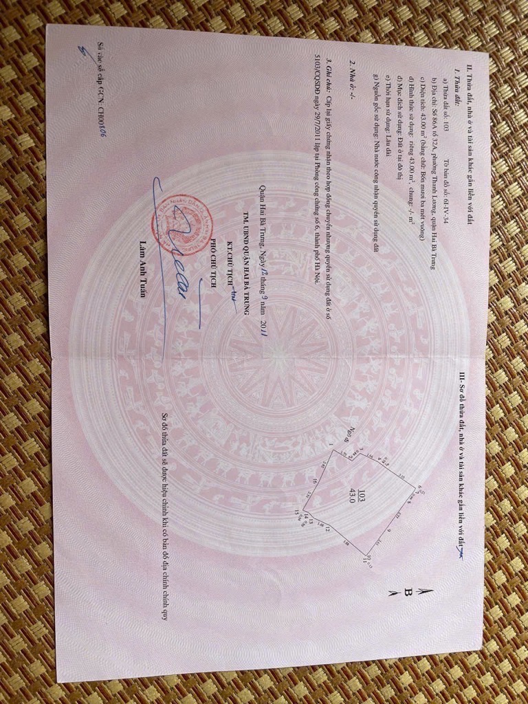 Bán nhà Minh Khai - diện tích 43m2 5 tầng - 7 phòng khép kín full nội thất - giá 9 tỷ