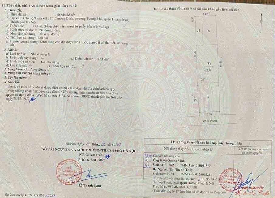 Bán nhà Nguyễn An Ninh - diện tích 54m2 6 tầng - Thang máy - giá 17,3 tỷ