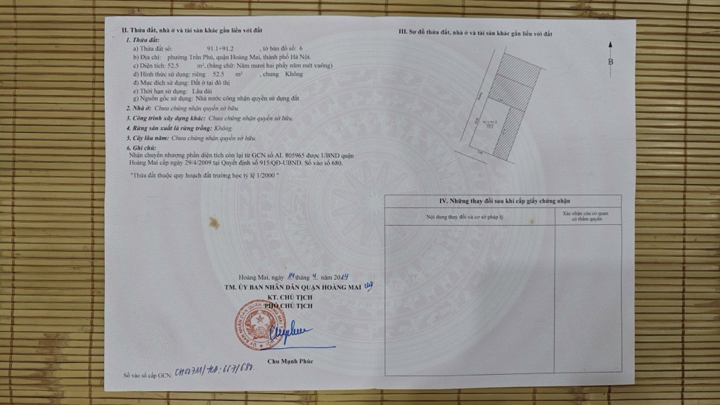 Bán nhà Nam Dư - diện tích 53m2 5 tầng - Lô góc, thang máy, ô tô tránh - giá 19,3 tỷ