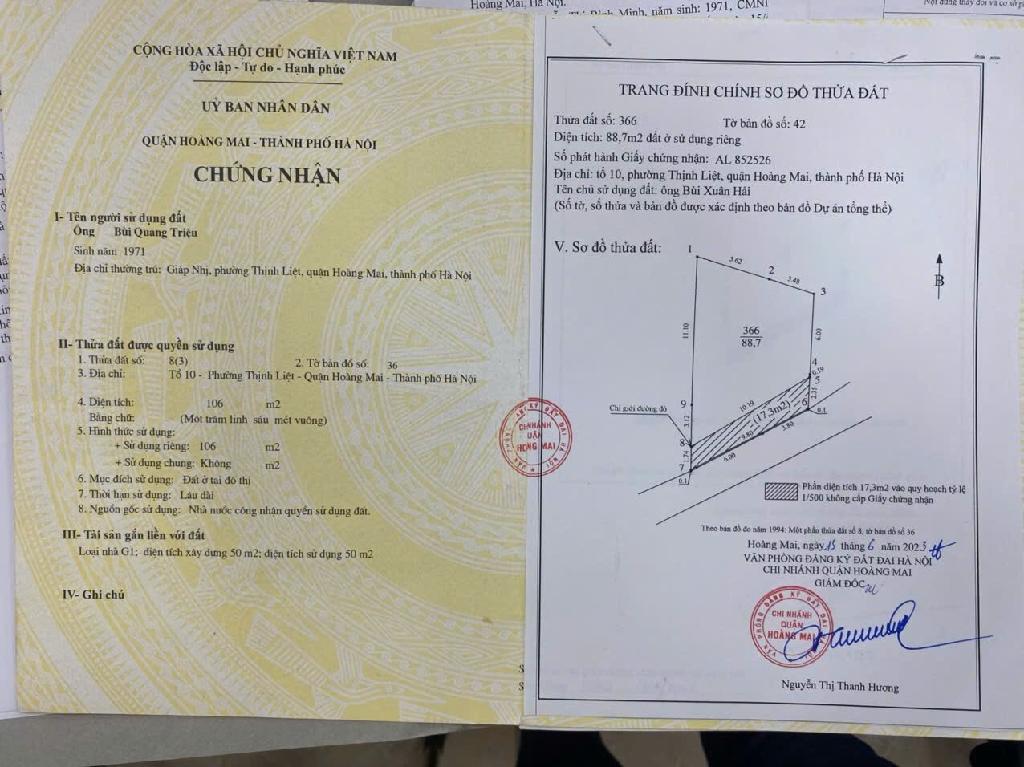 Bán nhà Giải Phóng - diện tích 89m2 1 tầng - ô tô tránh - giá 18 tỷ