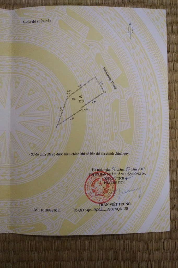 Bán nhà Tây Sơn - diện tích 27.3m2 6 tầng - 2 mặt tiền - giá 16 tỷ