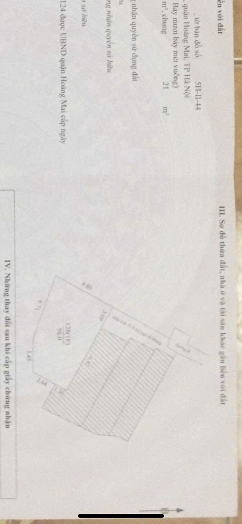 Bán nhà Trương Định - diện tích 56m2 4 tầng - 2 mặt ngõ - giá 14 tỷ