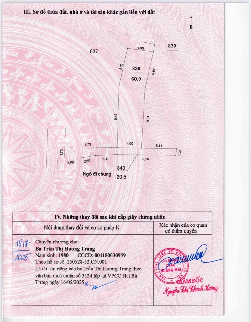 Bán nhà Đông Thiên - diện tích 60m2 1 tầng - ô tô đỗ cổng - giá 8,9 tỷ